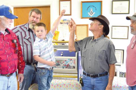 MASONIC DRAWING HELD FOR BBQ GRILL