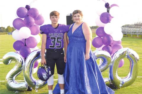 Madison Sam crowned 2020 CHS Football Homecoming Queen by King Brent Johnson