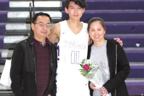 Coalgate basketball seniors recognized