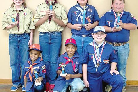 Coalgate Scouts do great at district derby