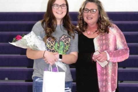 Coalgate basketball seniors recognized