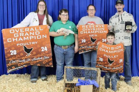 Winners announced for Coal County Junior Livestock Show Poultry Show