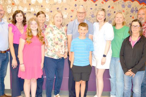 THE CANIDA CLAN — Dylan Motley, son-in-law; Krista Motley, daughter; Kayler Motley, granddaughter; Kim Canida, wife; Charlotte Canida, sister; Charles Canida; Resser Motley, grandson; Lori Spencer, niece; Shirley Maxey, sister; Karen Burris, cousin; Joh