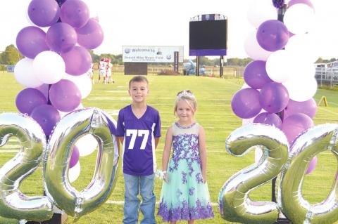 Madison Sam crowned 2020 CHS Football Homecoming Queen by King Brent Johnson