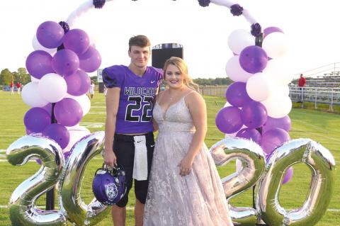 Madison Sam crowned 2020 CHS Football Homecoming Queen by King Brent Johnson