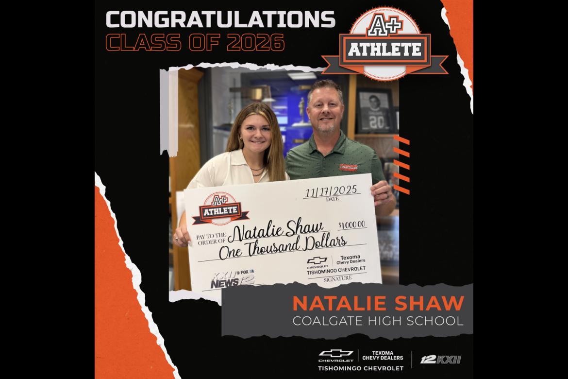 A+ Athlete Presentation – Natalie Shaw